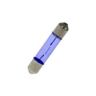 6mm x 31mm Blue Festoon Lamp Light Bulbs (Pack of 5)