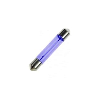6mm x 36mm Blue Festoon Lamp Light Bulbs (Pack of 5)