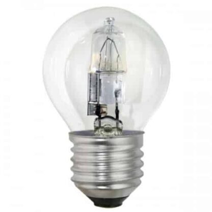 42W Halogen Clear Round Golf Ball Household Light Bulb 240V - ES E27