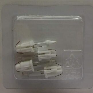 2.5V 0.33W Premier RB100W Pack of 4 Clear Replacement Light Bulbs Push in Base Christmas