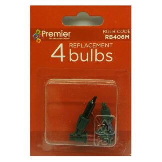 6V 0.72W Premier RB406M Pack of 4 Replacement Light Bulbs Push in Base Christmas