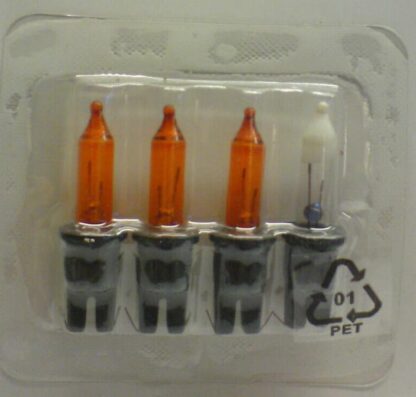 1.2V 0.144W Premier RBLD200G Pack of 4 Replacement Light Bulbs Push in Base Christmas