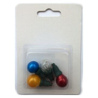 2.5V 0.33W Premier CHLC100M Pack of 4 Replacement Light Bulbs Push in Base Christmas