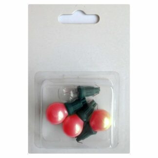 7V 0.84W Premier CHLC35R Pack of 4 Replacement Light Bulbs Push in Base Christmas