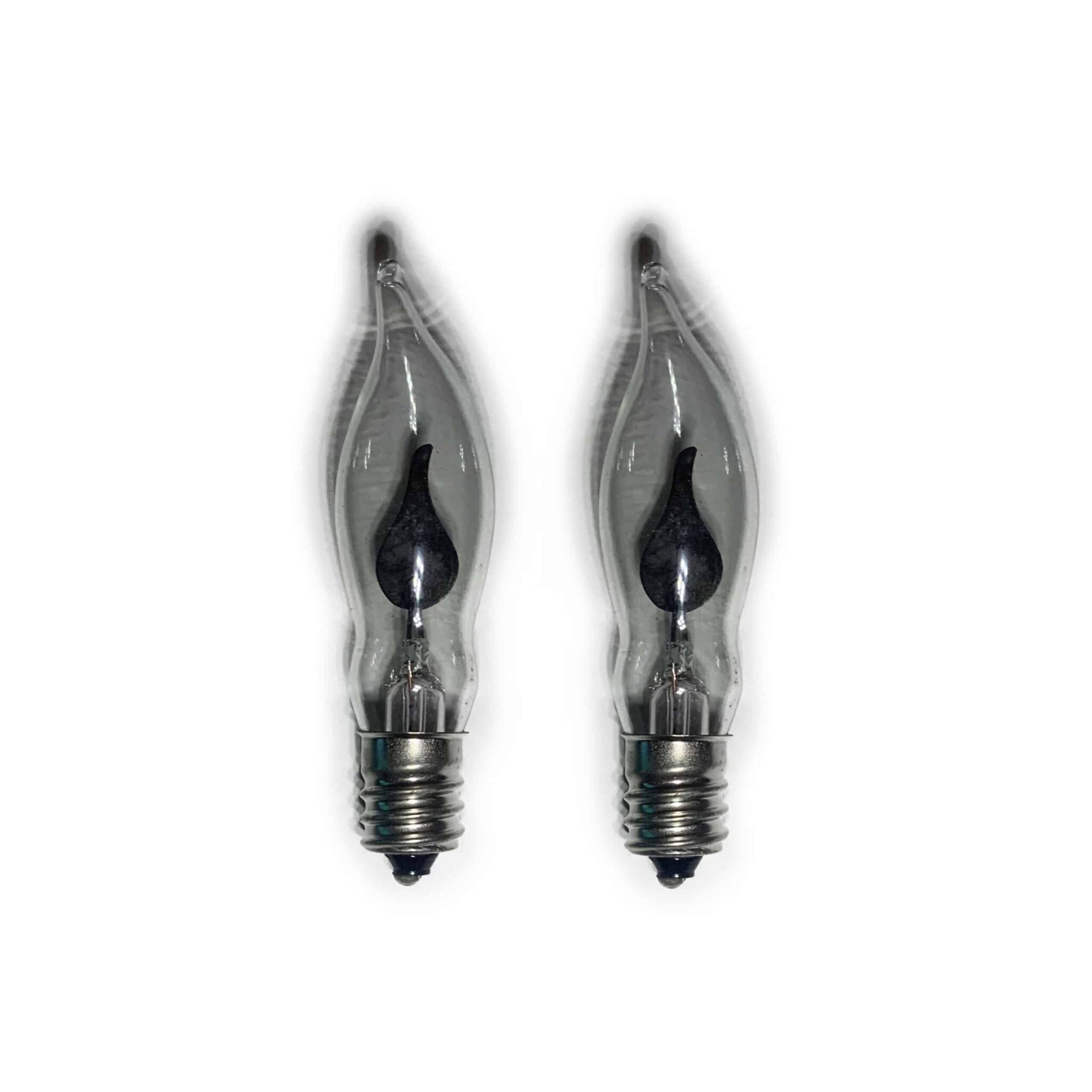 x2 E12 Flicker Flame Effect 1.5W Christmas Candle Bridge Arch