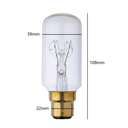 110V 80W BA22D Tube Marine Signal Lamp Light Bulb - Image 2