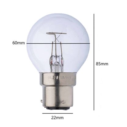 10.3V 40/40W BA22D-3 BC3 Double Filament Marine Signal Lamp Light Bulb - Image 3