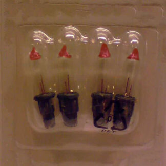 2.4V 0.24W Premier RLD2424F Pack of 4 Flasher Light Bulbs Push in Base Christmas