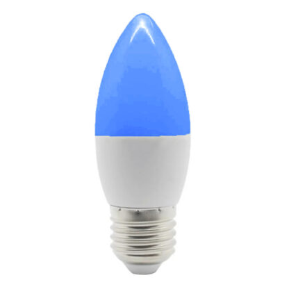 LED E27 3W Candle Light Bulb 110V - Blue